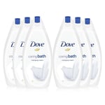 Dove Caring Bath Indulging Cream Soak with 1/4 Moisturising 6x450ml - One Size