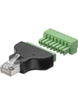 Terminal Block 8-pin > RJ45 male (8P8C)