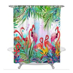 Fikujap 3D Waterproof Shower Curtain, with Plastic Hooks, for Bathroom Bath Curtain Decoration,A,72 * 96in