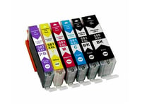 6x NonOEM PGI580 CLI581 Multipack XXL Set Ink Cartridges for Canon Pixma Printer