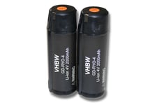 Lot 2 batteries vhbw 2000mAh pour outils Ryobi sécateur Ryobi RLP416, Ryobi RP4020 Digital Multimeter, Ryobi RP4400 Flashlight. Remplace: Ryobi AP4001