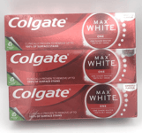 3 x Colgate Max White ONE 75ml Fluoride Toothpaste Multipack