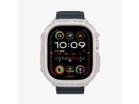 Spigen Rugged Armor, Ask, Smartwatch, Beige, Apple, Watch Ultra (49mm) Watch Ultra 2 (49mm), Termoplastisk polyuretan (TPU)