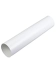 Duka Ventilation pipe Ø125 x 1000 mm white