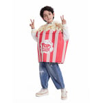 Unisex barn Halloween Fancy Dress Up Söta barn hink med popcorn kostym