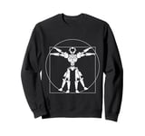 Leonardo Da Vinci Science Robotics Engineer Robot Robotics Sweatshirt