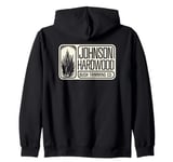 Johnson Hardwoods Bush Trimming Company Funny Gardening Zip Hoodie