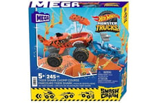 0194735102747 MEGA Hot Wheels Smash n Crash Tiger Shark Chomp Course MATTEL