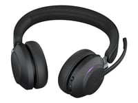 Jabra Evolve2 65, MS Stereo, Langaton, Toimisto/puhelukeskus, 20 - 20000 Hz, 176,4 g, Kuulokkeet, Musta