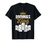 Dominoes King - Domino Player Dominoes Lover Tile Game T-Shirt