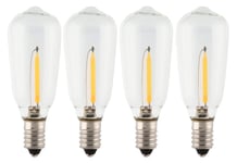 Clas Ohlson E10 LED-lampor till adventsljusstake, 10-55 V, 4-pack