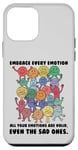 Coque pour iPhone 12 mini Embrassez chaque émotion, diverses expressions émotionnelles, sentiments