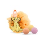 DISNEY - Coffret de bain Simba - LE ROI LION - Produit Officiel Disney - 3 Boules de Bain Effervescentes + Fleur de Douche