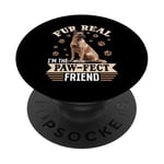 Belgian Malinois Dog Breed Fur real, I’m the paw-fect PopSockets Adhesive PopGrip