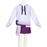 Raiden Shogun Genshin Cosplay Kostym Kvinnor Anime Outfit Kostym Outfit Halloween Party Dräkt Small