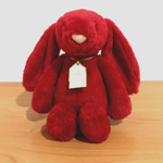 Jellycat - Original Bashful Luxe Bunny Scarlett - Red Rabbit - Medium - New/Tags