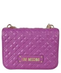 Love Moschino Women's jc4000pp1i Shoulder Bag, Purple, 26X19X7