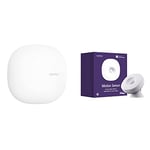 Aeotec Smart Home Hub - UK version & SmartThings Zigbee Motion Sensor - automatic control of light integrated temperature sensor, compatible with Echo Plus and Philips Hue.