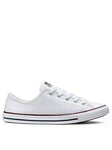 Converse Womens Dainty Ox Trainers - White Multi, White, Size 4, Women