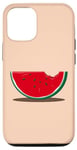 Coque pour iPhone 13 Modèle sans couture de fruits de pastèque, été, melon d'eau