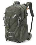 Terra Peak Flex 30 sac à dos de randonnée 30L femme homme vert olive sac à dos de trekking étanche avec système d'hydratation & ceinture de hanche - sac à dos de voyage pour la randonnée, vélo, sport