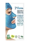 5x 7TH HEAVEN Aquamarine Intensely Hydrating & Cleansing Skin Peel Off Mask 10ml