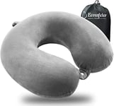 Memory Foam Travel Flight Pillow Extra Soft Removable Washable Neck Support