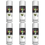 6X Brilliant White Gloss Spray Paint Aerosol Auto Car Lacquer Wood Metal 400ml