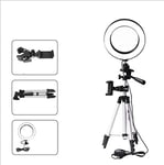 Ring Fill Light Mobile Phone Anchor Live Shooting Photo Tripod Desktopbroadcast 44 inch Fill Light Ring LED Ring Fill Light + Tripod with Bluetooth