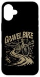 Coque pour iPhone 16 Plus Faites Du Gravelbike Sur Le Gravel