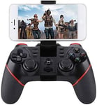 Portable Bluetooth 4.0,Manette De Jeu Pour Téléphone Manette De Jeu Sans Fil T6 Manette De Jeu,Adaptée Pour Téléphone Intelligent/Tablette/Tv Intelligente,Décodeur/Pc