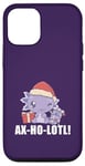 Coque pour iPhone 12/12 Pro AX-HO-LOTL! Axolotl Meme Bonnet de Père Noël