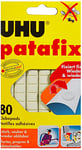 UHU Patafix Lot de 2 paquets de 80 pastilles adhésives amovibles Blanc