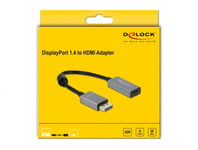 DELOCK – Active DisplayPort 1.4 to HDMI Adapter 4K 60 Hz (HDR) (66436)