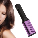 Double Brush Comb Soft Bristles Prevent Static Clamp Hair Brush Straightener TOU