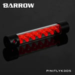 Barrow T-Virus Acrylic Red Helix Watercooling Reservoir 305mm - Black