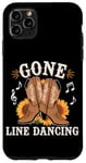 Coque pour iPhone 11 Pro Max Gone Line Dancing Musique country western Line Dancer