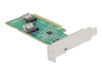 Delock - Kontrollerkort - U.2 Nvme - Låg Profil - Pcie 4.0 X8