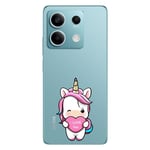 Coque pour Poco M6 PRO 4G licorne coeur kawaii I love you