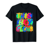 This Boy Glows Retro Colorful Quote Group Team Tie Dye T-Shirt