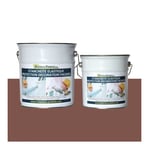 Matpro - Peinture étanche & élastique pour protection façade - 10 Kg Ton bois