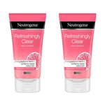 Neutrogena Refreshing Daily Exfoliator With Pink Grapefruit 150ml Pack of 2