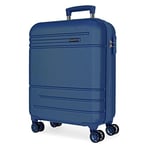 Movom Galaxy Cabin Suitcase, Suitcase Set, Made of ABS, a Strong and Lightweight Material, Side Combination Lock on Suitcase for Safe Travel, Bleu, 55.0 x 40.0 x 20.0 Centimeters, Valise