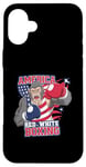 Coque pour iPhone 16 Plus America Red White Boxing Pride - Gorilla Boxing