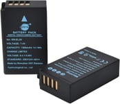 Batterie de Remplacement en 2 pièces EN-EL20 Batterie Compatible pour Nikon 1 J1, 1 J2, 1 J3, 1 S1, 1 V3, 1 AW1