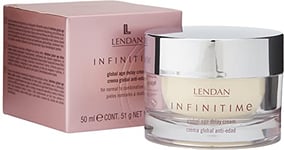 LENDAN - Crème anti-âge visage Global Age Control Cream Infinitime - 50 ml - Pour peaux normales et mixtes - Combat le vieillissement - Réduit les rides et les rides d'expression - Raffermissant