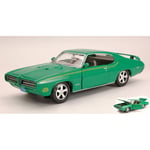 PONTIAC JUDGE 1969 GREEN 1:24 MotorMax Auto Stradali Die Cast Modellino