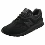 Balance 997h Mens Black Suede & Textile Fashion Trainers