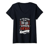 Womens By the pricking of my thumb something wicked this way comes V-Neck T-Shirt