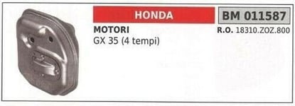 Silencieux Honda Débroussailleuse GX 35 4 Fois 011587